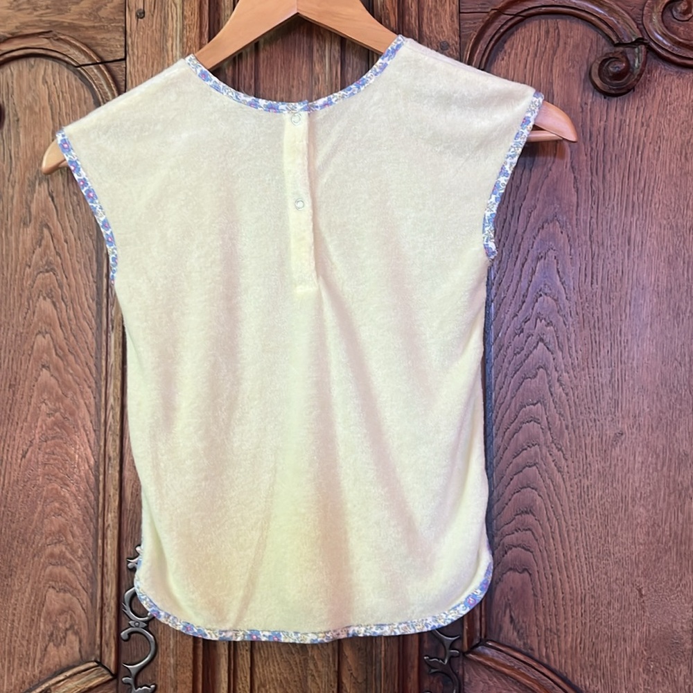 GRACE & JAMES YELLOW TERRY CLOTH 2-PIECE OUTFIT - Picture 5 of 10